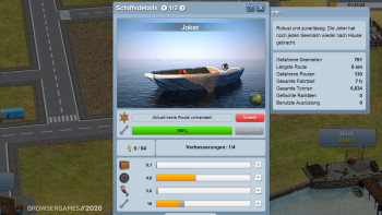 Simulationsspiel mit Schiffen
